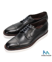 履くだけで『疲労回復』 madrasリカバリーシューズ　metaインソール 搭載 外羽根ストレートチップドレスシューズ M8612MT