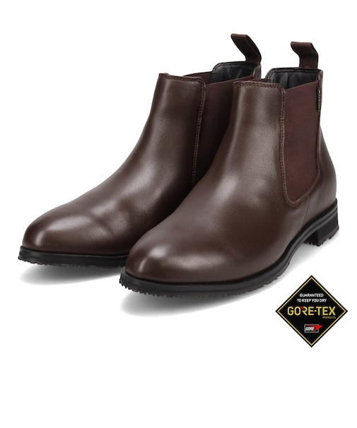 【防滑ソールタイプ】GORE-TEX 晴雨兼用・グリップ性ソール使用  マドラスウォーク madras Walk ゴアテックス 上質レザーのサイドゴアブーツ MWL1106H