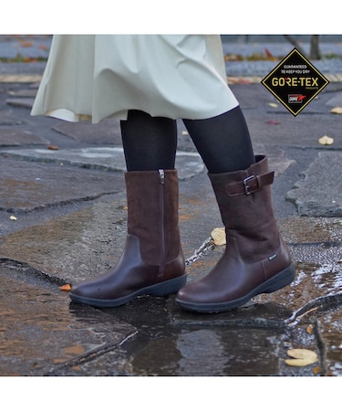 【GORE-TEX】 マドラスウォーク madras Walk  防滑ソールで寒冷地でも安心！ミドル丈でより暖かく　軽くて履きやすい ミドルブーツ MWL2207