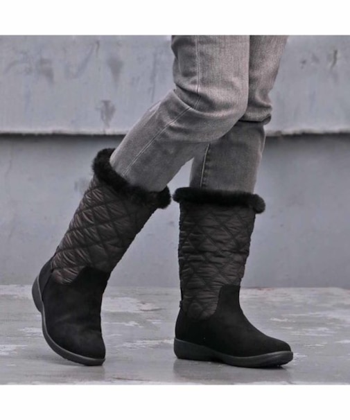 【GORE-TEX】マドラスウォーク madras Walk キルティングハーフ丈ファーブーツ MWL2232