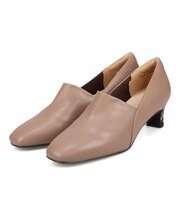 テーン tehen 柔らかなストレッチ素材が甲にやさしくフィット　甲深ストレッチパンプス  TN1781