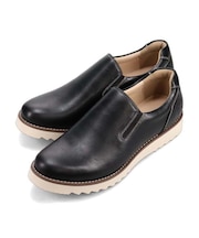 HIROKO KOSHINO HOMME  メンズ こがし系の素材を採用したカジュアルスリッポンスニーカー　HR5907