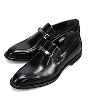 HIROKO KOSHINO HOMME  メンズ エレガント ビット金具付きユーチップスリッポンドレスシューズ　HR8004