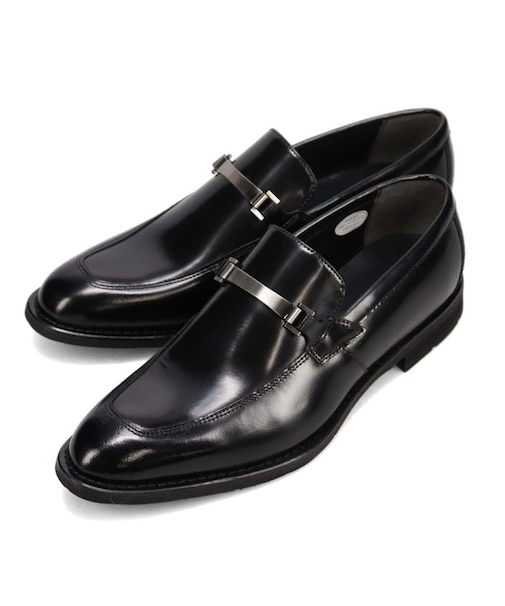 HIROKO KOSHINO HOMME  メンズ エレガント ビット金具付きユーチップスリッポンドレスシューズ　HR8004