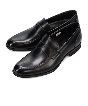 【大きいサイズ】ソフトな履き心地の『ふわビジ』シリーズ　コインローファー　DMK7413