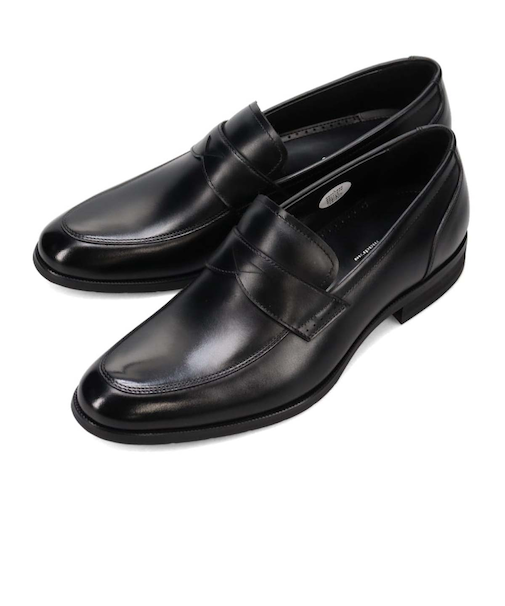 【大きいサイズ】ソフトな履き心地の『ふわビジ』シリーズ　コインローファー　DMK7413