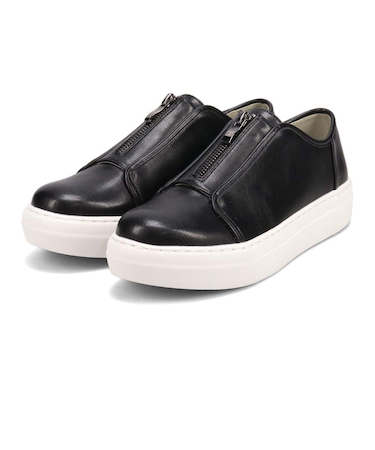 HIROKO KOSHINO FEMME センターファスナーで履きやすいスニーカー HRL2017