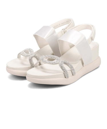 HIROKO KOSHINO FEMME 屈曲性のあるウェッッジソールサンダル HRL5002