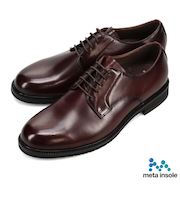 【大きいサイズ】履くだけで『疲労回復』 madrasリカバリーシューズ　metaインソール 搭載 外羽根プレーントゥドレスシューズ　MK881MT