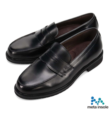 【大きいサイズ】履くだけで『疲労回復』 madrasリカバリーシューズ　metaインソール 搭載 コインローファー　MK883MT