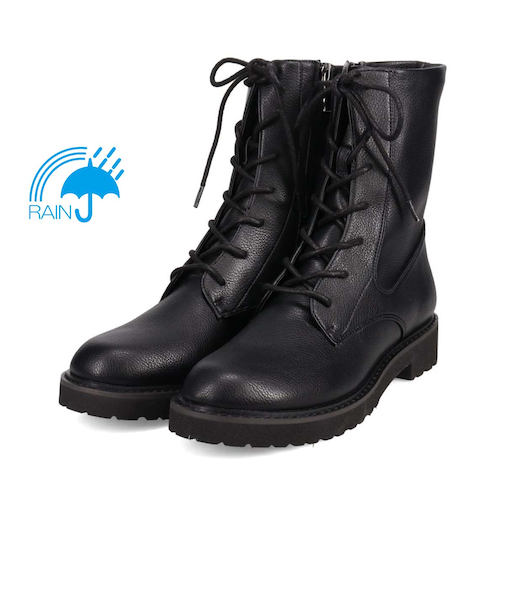 【撥水仕様】モデロ MODELLO 5.0cmヒール カジュアルレースアップショートブーツ  DML8818