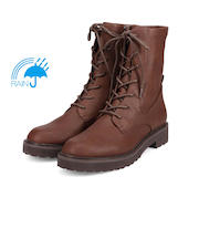 【撥水仕様】モデロ MODELLO 5.0cmヒール カジュアルレースアップショートブーツ DML8818