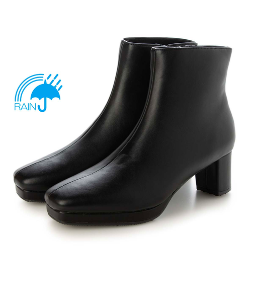 【撥水加工】テーン tehen  シンプル＆エレガント プラットフォームショートブーツ　TN6703