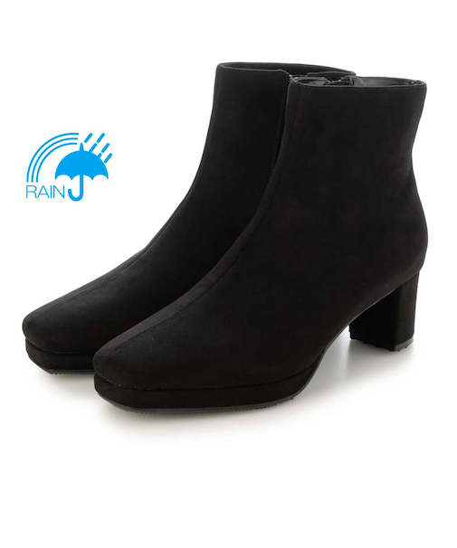 【撥水加工】テーン tehen  シンプル＆エレガント プラットフォームショートブーツ　TN6703