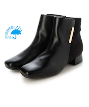 【撥水加工】テーン tehen  きらりと光る金具がアクセントのキレイめショートブーツ　TN6704