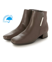 【撥水加工】テーン tehen  きらりと光る金具がアクセントのキレイめショートブーツ　TN6704