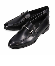 LANVIN COLLECTION　ビット金具付きスリッポンドレスシューズ　LV1013