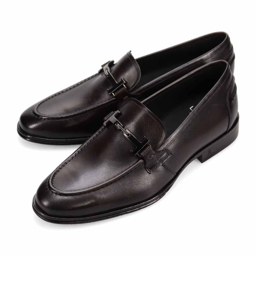 LANVIN COLLECTION　ビット金具付きスリッポンドレスシューズ　LV1013