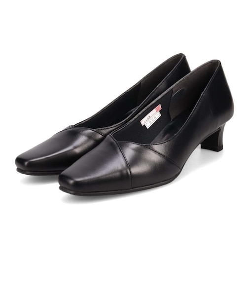 HIROKO KOSHINO 【通勤×歩きやすい】レディース パンプス 5.5cmヒール Vカットライン 本革 きれいめ　HKL5149