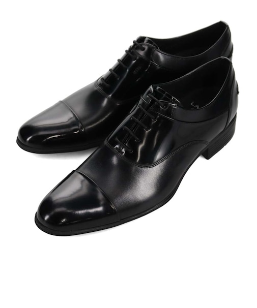 ランバンコレクション LANVIN COLLECTION 異素材MIXストレートチップオックスフォード　83503
