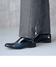 ランバンコレクション LANVIN COLLECTION 異素材MIXストレートチップオックスフォード 83503