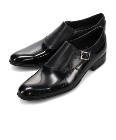ランバンコレクション LANVIN COLLECTION 異素材MIXプレーンシングルモンク　83504