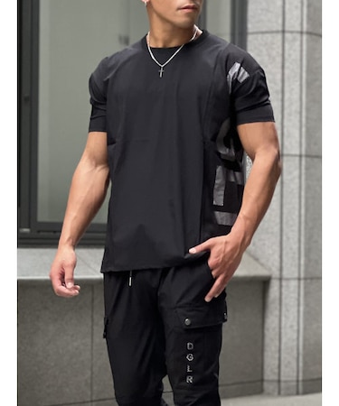 Nylon mesh Tee