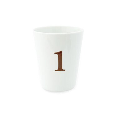 タイポグラフィー ナンバータンブラー L 1