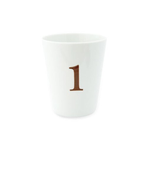 タイポグラフィー ナンバータンブラー L 1