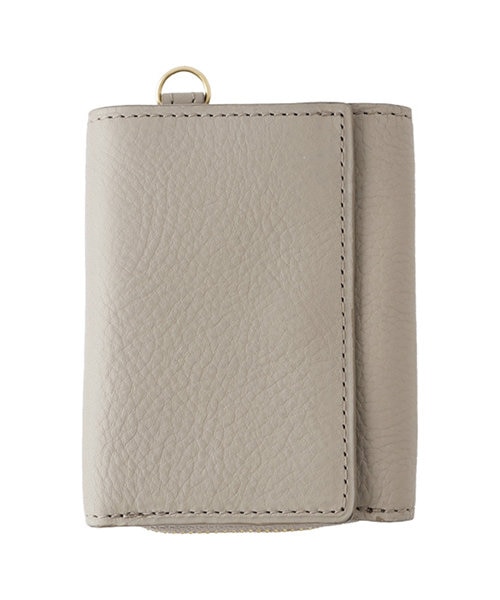 グレー 革 三つ折り財布 AZ 三つ折り財布 グレー｜デイアンドデイズの通販｜&mall