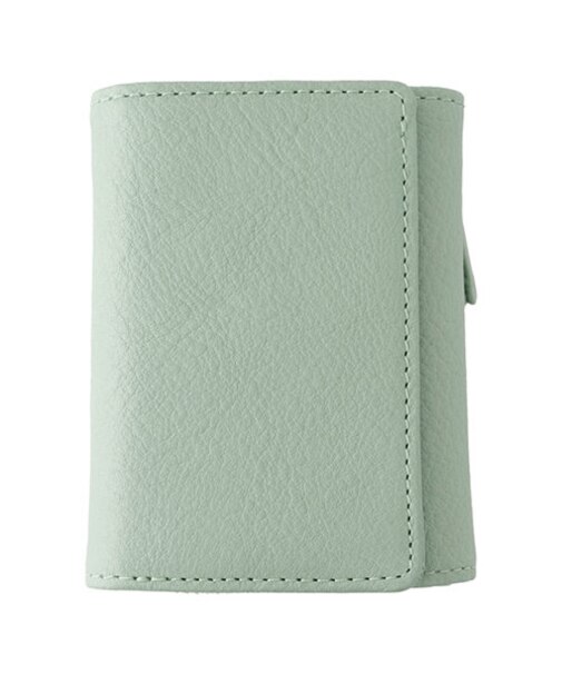 AZ 三つ折り財布 セージグリーン