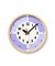 fun pun clock with color! フンプンクロック ウィズカラー ライラック