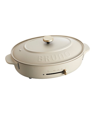 オーバルホットプレート グレージュ ｜ BRUNO