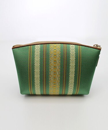 献上柄ポーチ（若草）