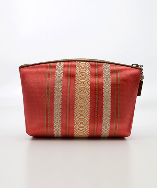 献上柄ポーチ（ピンク）