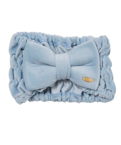 コットンベロアリボン　ヘアバンド　リラックス　吸水性　お肌に優しい　綿混　ロングヘア