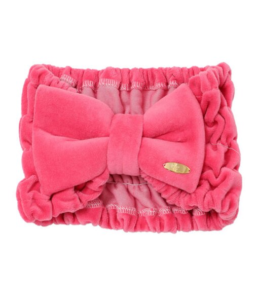 コットンベロアリボン　ヘアバンド　リラックス　吸水性　お肌に優しい　綿混　ロングヘア