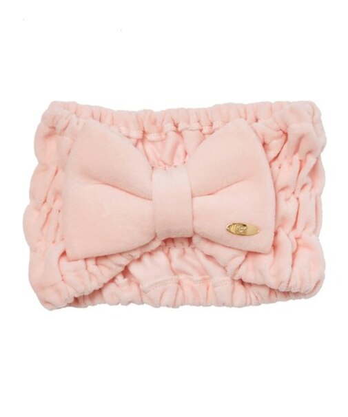 コットンベロアリボン　ヘアバンド　リラックス　吸水性　お肌に優しい　綿混　ロングヘア