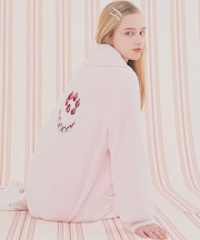 モールニットポップコーン＆ケーキカーディガン 羽織 ルームウェア 部屋着 あったか ふわもこ もこもこ 軽やか おしゃれ 大人かわいい