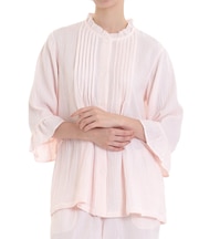 シュークリームガーゼ(R)クラシカル7分袖パジャマ 上下セット ルームウェア 部屋着 綿100％ お肌に優しい やわらか 着心地がいい エレガント きれいめ 上品 大人可愛い かわいい おしゃれ 顔色が明るく見える