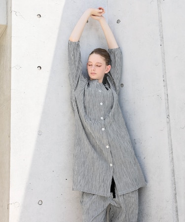 楊柳エアリールームチュニックパジャマ 上下セット ルームウェア 部屋着 綿100％ お肌に優しい やわらか 着心地がいい ベーシック 上品 大人可愛い かわいい おしゃれ