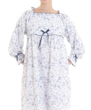 40/ダブルガーゼプティフレーズドレス ネグリジェ ワンピース ルームウェア 部屋着 綿100％ お肌に優しい やわらか 着心地がいい いちご 上品 大人可愛い かわいい おしゃれ