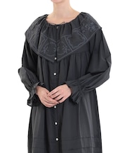 60ローンフローラワンピース ネグリジェ ワンピース ルームウェア 部屋着 綿100％ お肌に優しい やわらか 着心地がいい 刺繍 贅沢 上品 大人可愛い かわいい おしゃれ