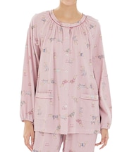 スムースダックスフンドパジャマ 上下セット ルームウェア 部屋着 綿100％ やわらか 着心地がいい 犬 動物柄 大人可愛い かわいい