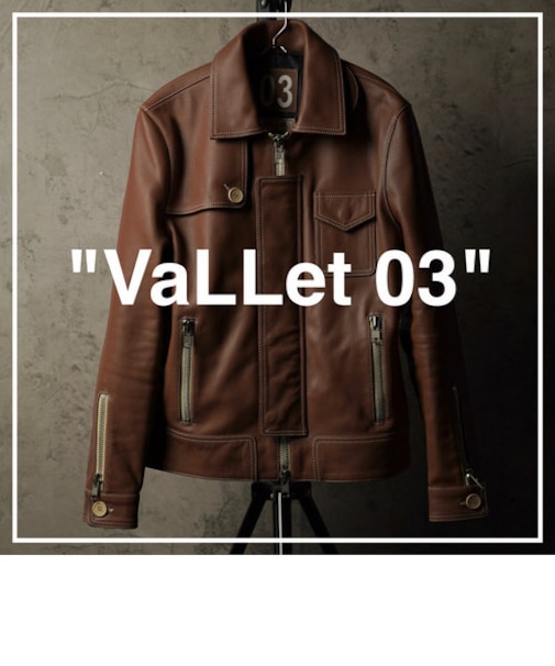 【vibecaコラボ】VaLLet 本革 レザーブルゾン メンズ ヴァレット VALLET03AN