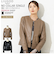 LIUGOO 本革 ノーカラーシングルジャケット レディース リューグー SRN04LA