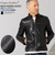 Liugoo Leathers 本革 メッシュレザー シングルライダースジャケット SRS15A