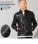 Liugoo Leathers 本革 メッシュレザー シングルライダースジャケット SRS15A