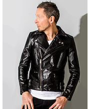 Liugoo Leathers 本革 UKダブルライダースジャケット 着脱ライナー DRY02BFA