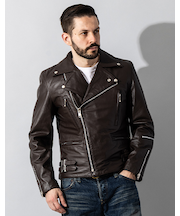 Liugoo Leathers 本革 UKダブルライダースジャケット 着脱ライナー DRY02BFA